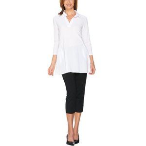 NWT WOMEN WITH CONTROL CREPE TUNIC & CROP PANTS